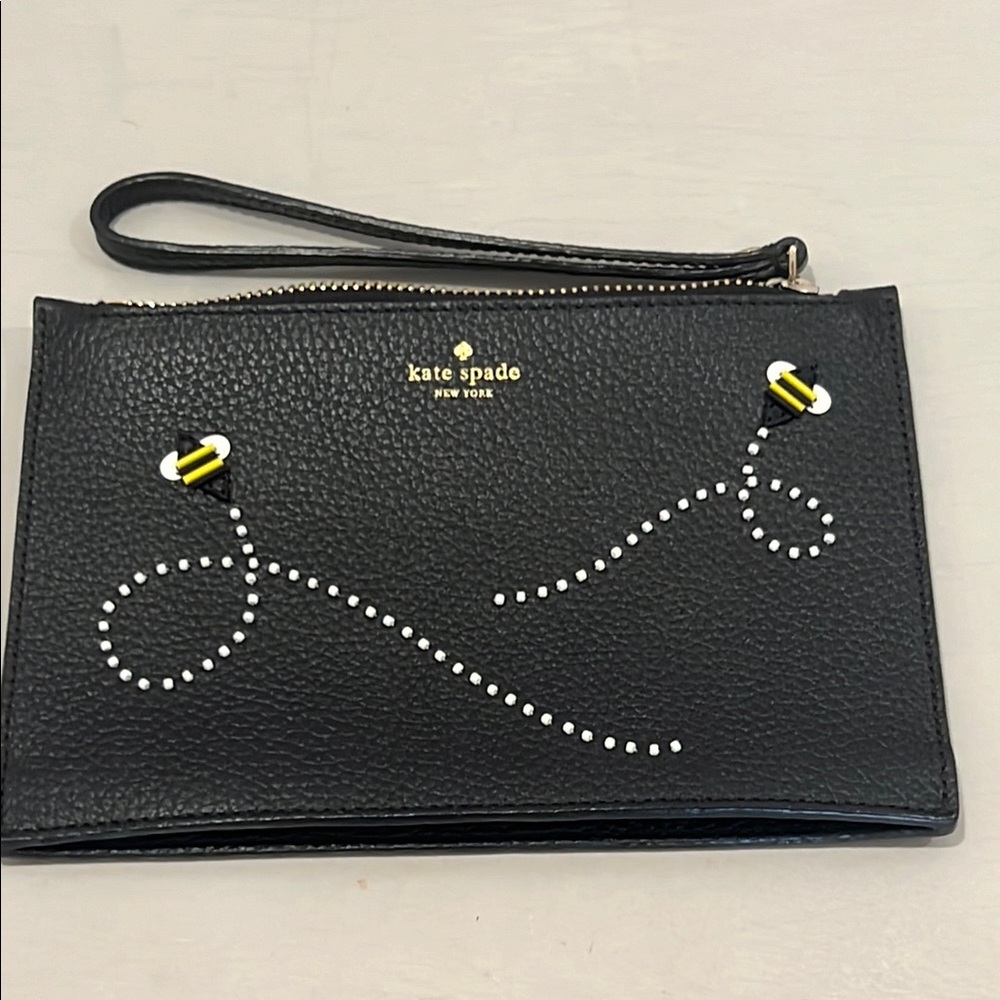 Kate Spade Black Wristlet